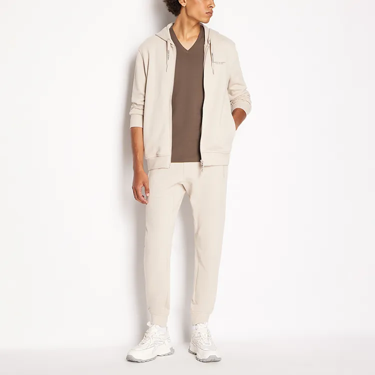 ARMANI EXCHANGE Logo print Cotton Hoodie-1