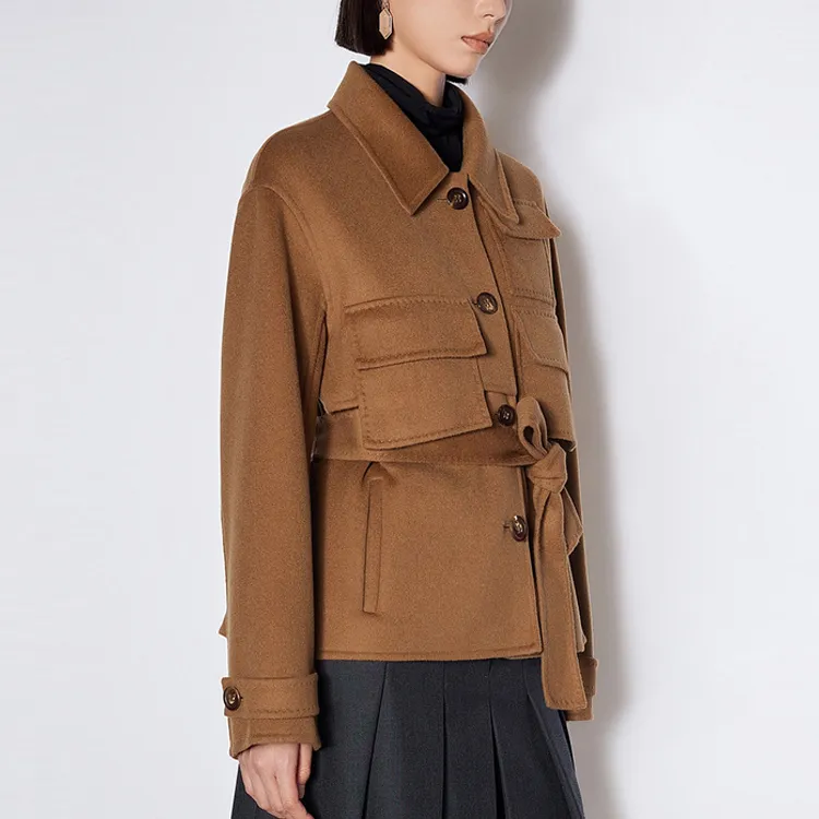 CARVEN FW23 Jackets Coats Women's Camel-5