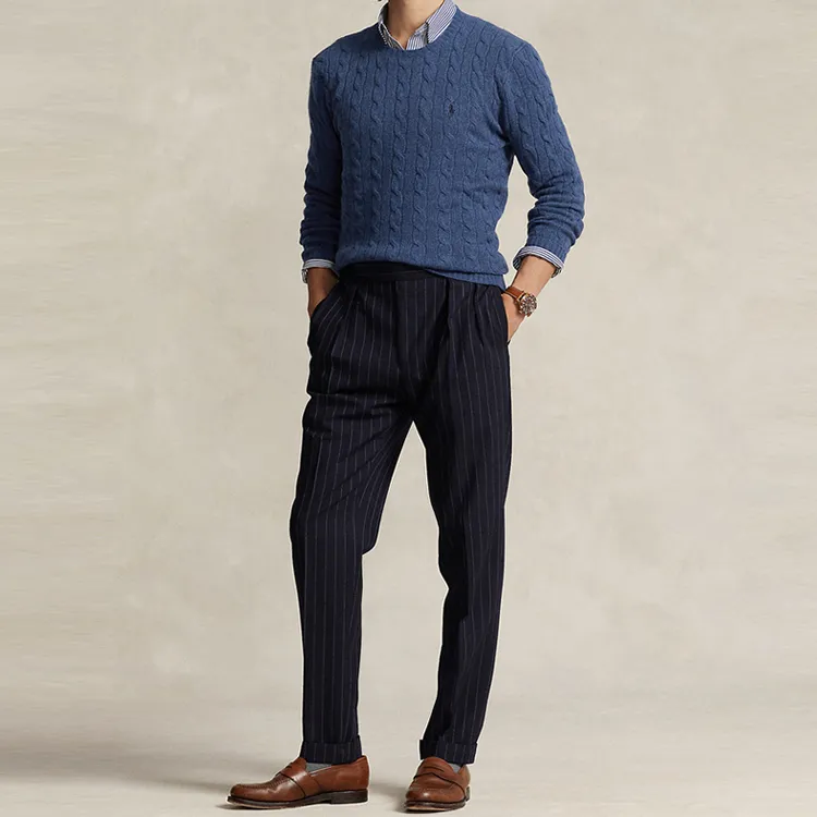 Polo Ralph Lauren FW23 Sweater Men's Blue-3