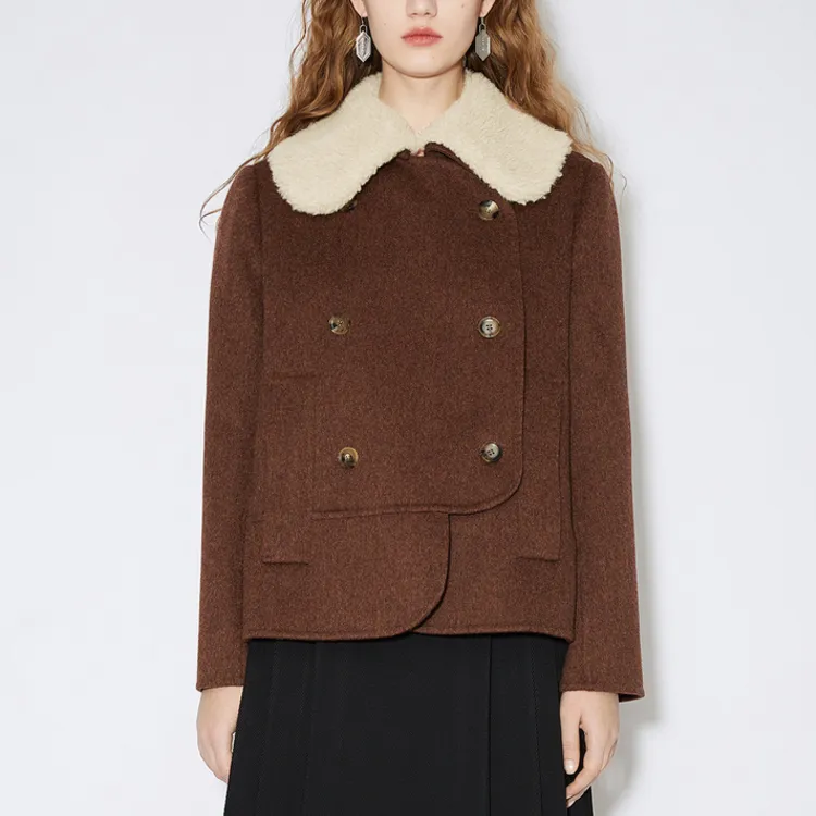 CARVEN FW23 Jackets Coats Women's Brown-2