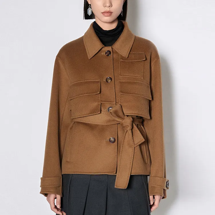 CARVEN FW23 Jackets Coats Women's Camel-2