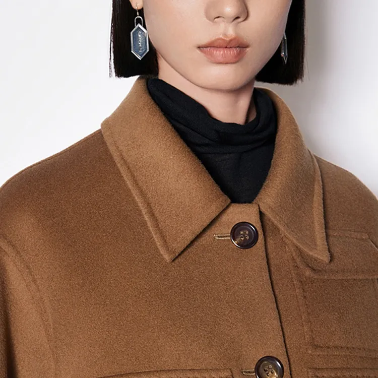 CARVEN FW23 Jackets Coats Women's Camel-6