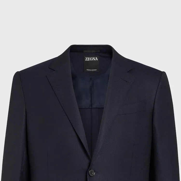 Ermenegildo Zegna Single Breasted Straight Hem Blazer-5
