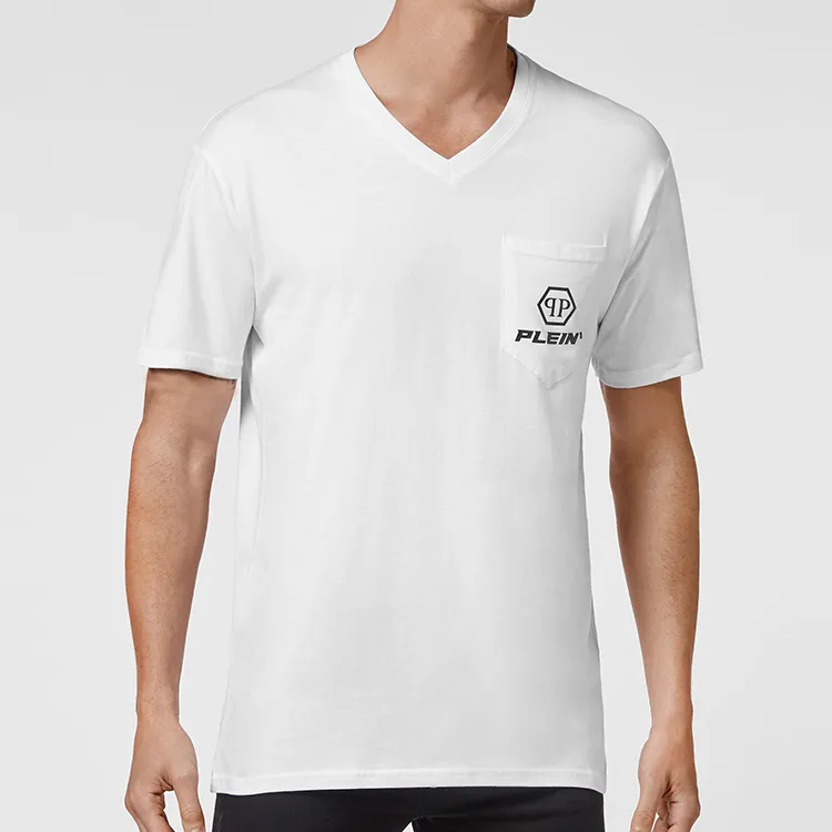 PHILIPP PLEIN Logo print Short sleeved T shirt-1