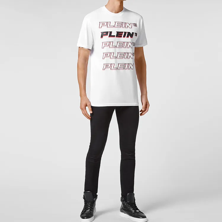 PHILIPP PLEIN Repeat Logo T shirt-2