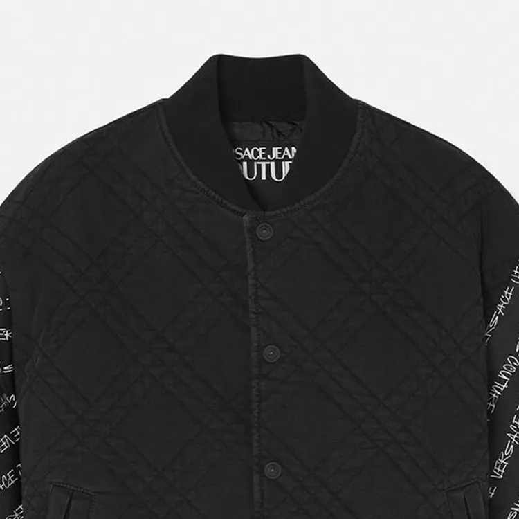 VERSACE JEANS COUTURE Puffer Jacket Men's Black-4