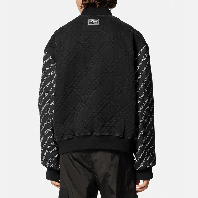 VERSACE JEANS COUTURE Puffer Jacket Men's Black-3