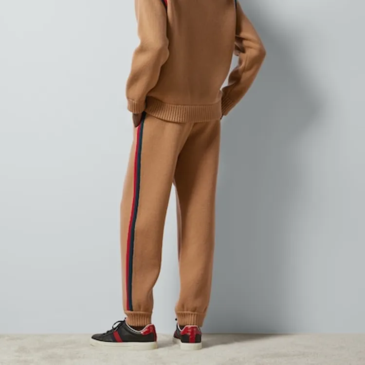 GUCCI SS24 Casual Pants Men's Khaki-2