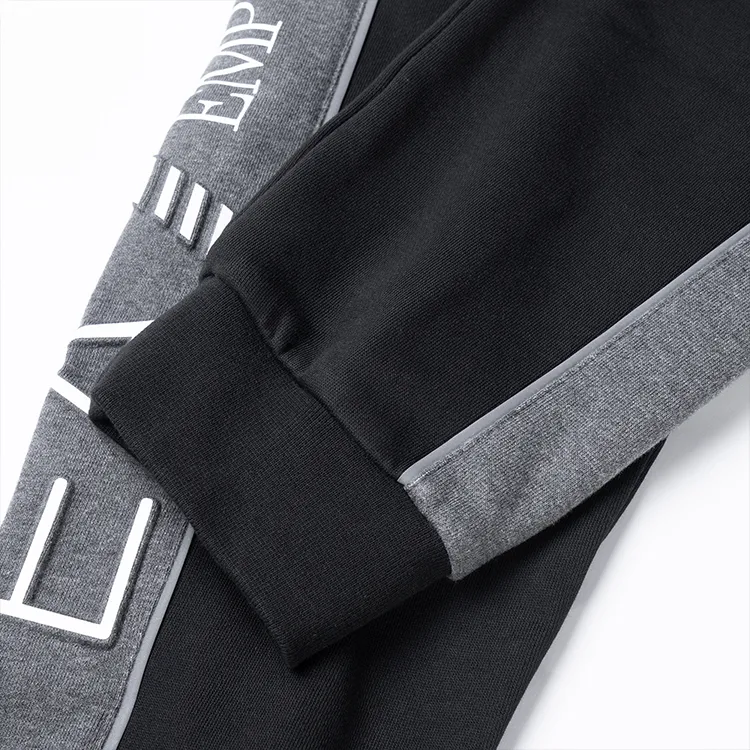 EMPORIO ARMANI EA7 Knitted Sports Pants Men's Black-6