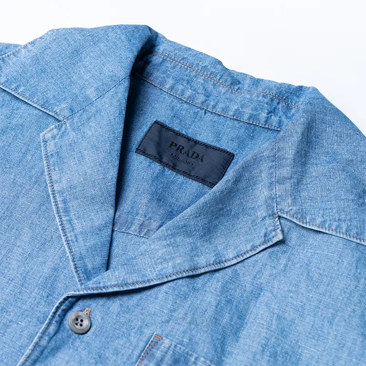PRADA Shirts Men Blue-4