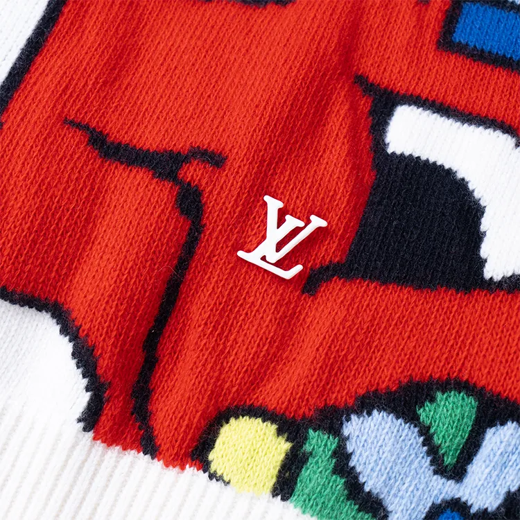 LOUIS VUITTON Lv Puzzle Jacquard Crewneck-3