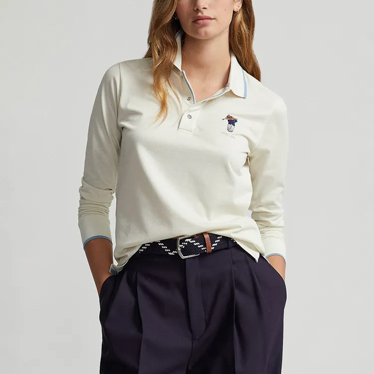 Polo Ralph Lauren FW23 Polo Shirt Women's White-1