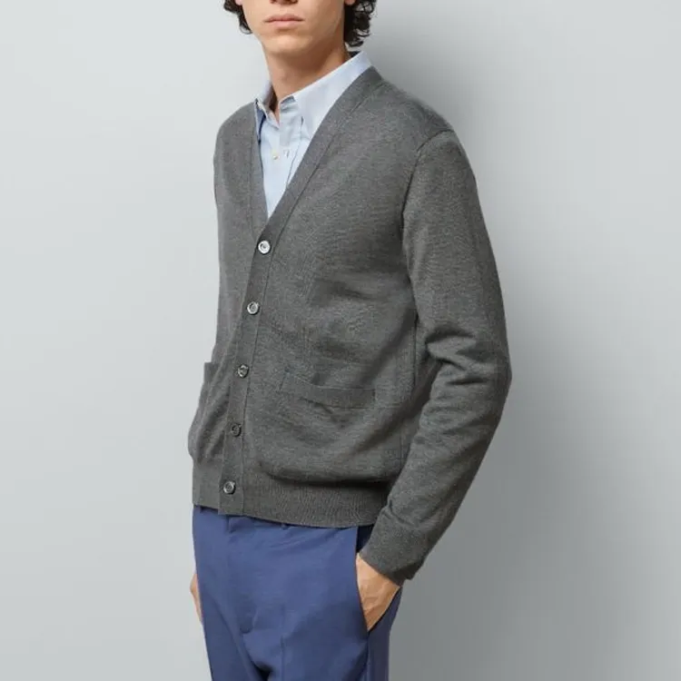 GUCCI Logo Embroidered Cardigan-3
