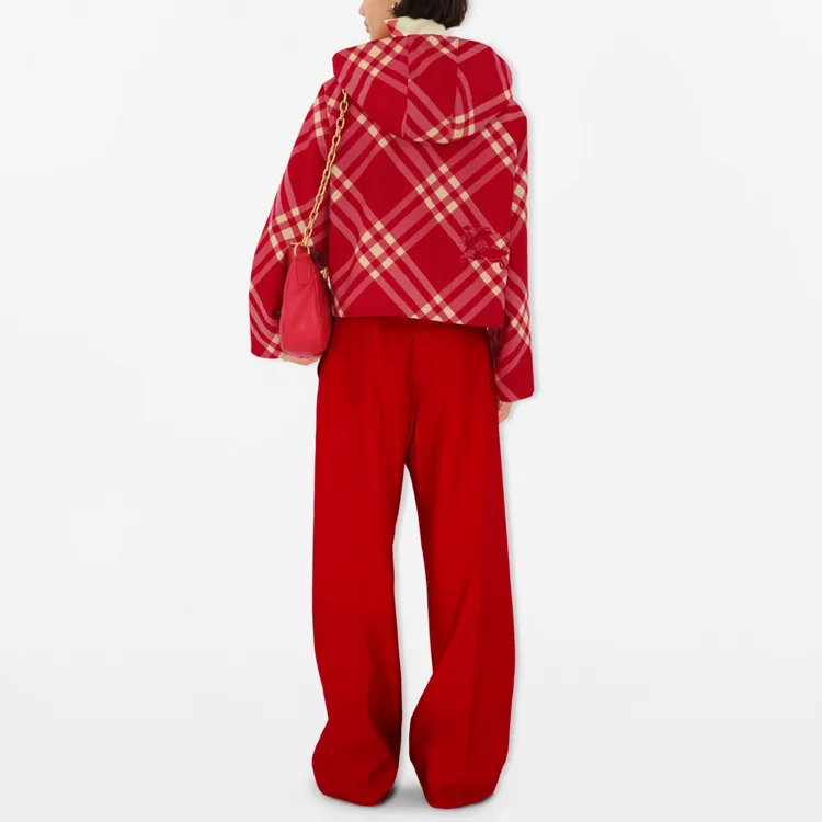 Burberry Jackets Coats Women's Red-3