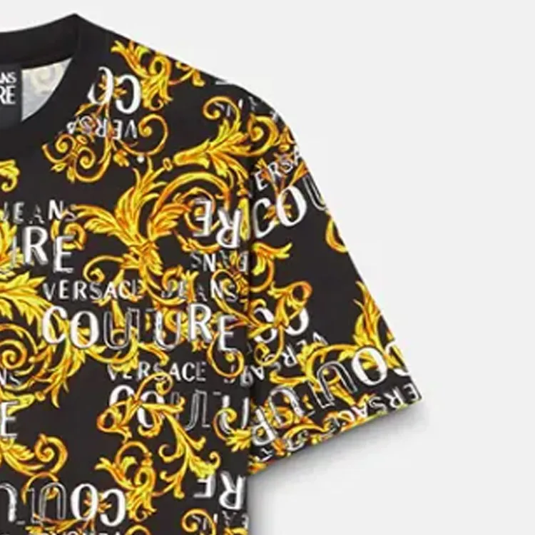 VERSACE JEANS COUTURE SS23 T Shirts Men Black-3