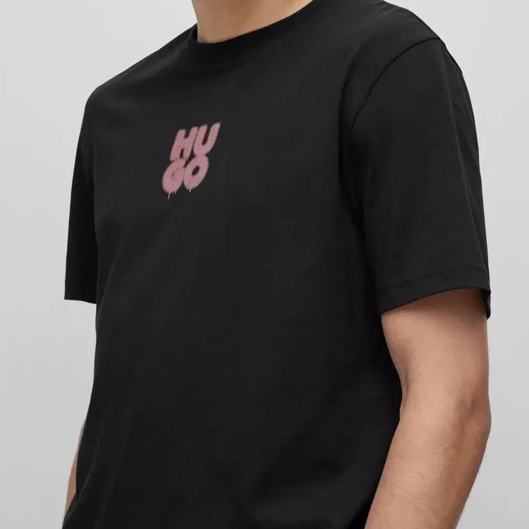 HUGO BOSS T Shirts Men Black-4