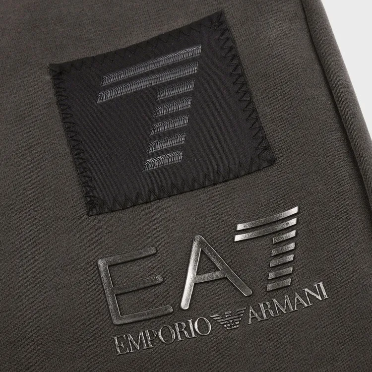 EMPORIO ARMANI EA7 FW23 Knitted Sweatpants Men's Dark Coffee-8
