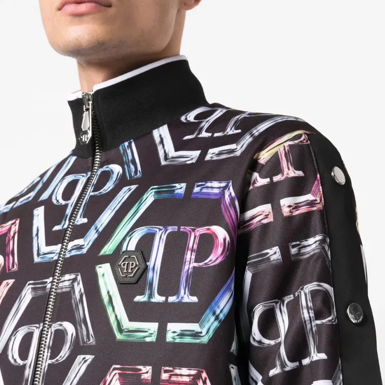PHILIPP PLEIN All Over Printed Zip Up Tracksuit-4