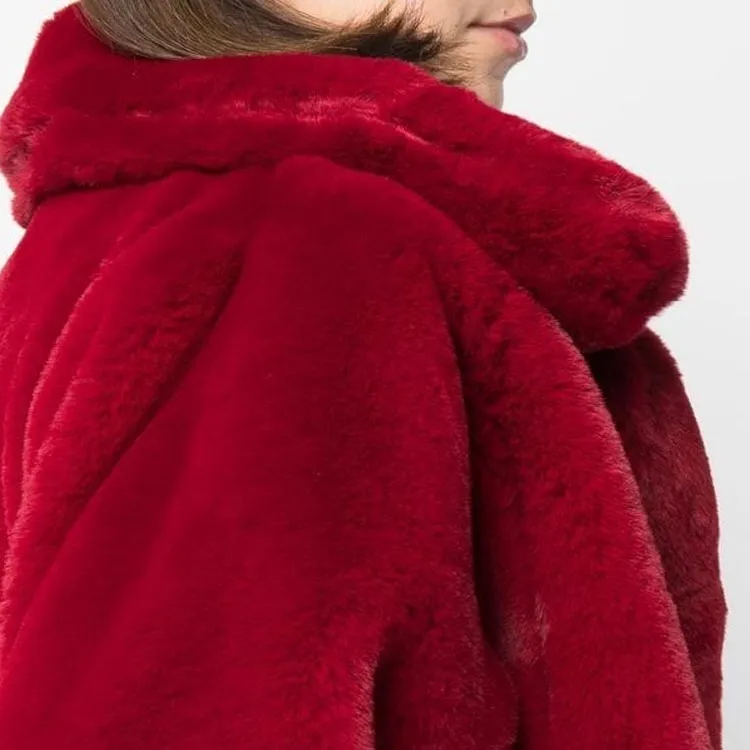 STYLAND Oversize-cut Faux-fur Jacket-4