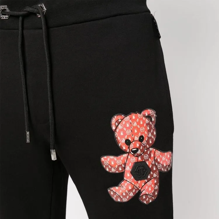 PHILIPP PLEIN Teddy Motif Track Pants-4