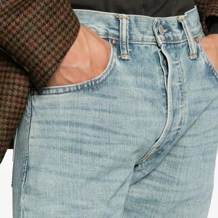 Ralph Lauren Rrl Logo patch Straight Jeans-4
