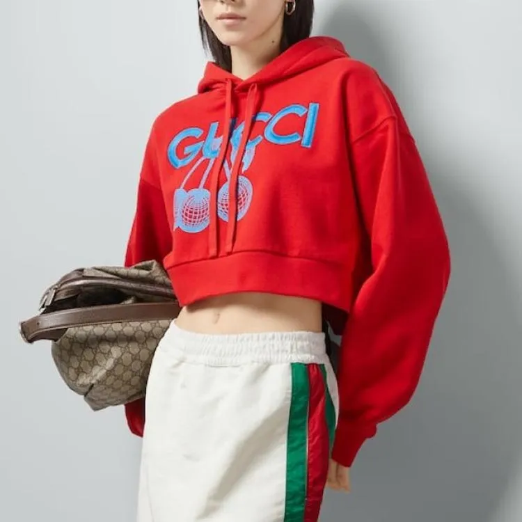 GUCCI FW23 Sweatshirt Women's Red-3