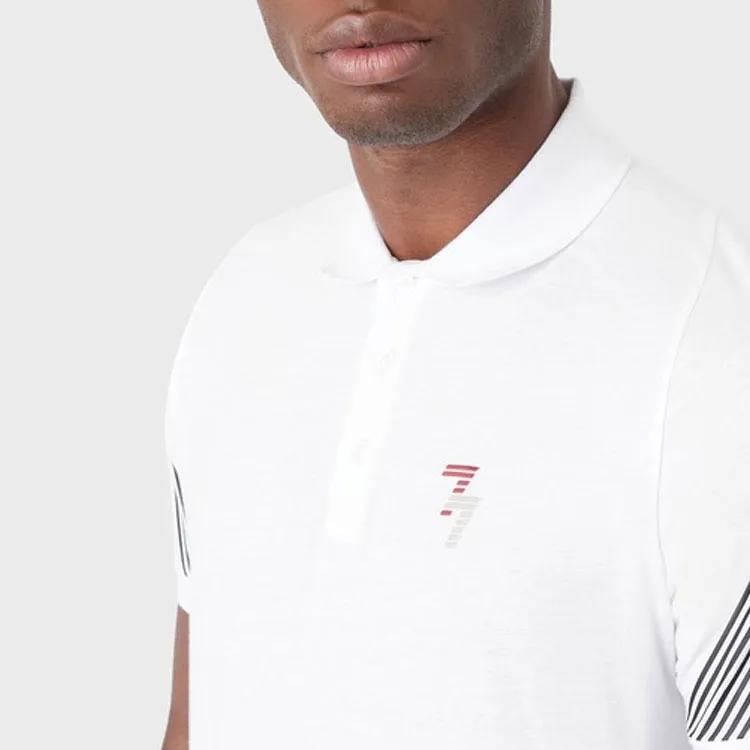 EMPORIO ARMANI EA7 SS23 Polo Shirt Men's White-4