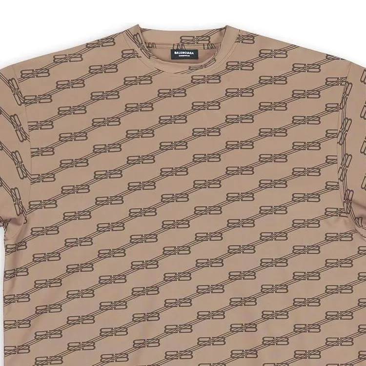Balenciaga Monogram Swim T Shirt-4