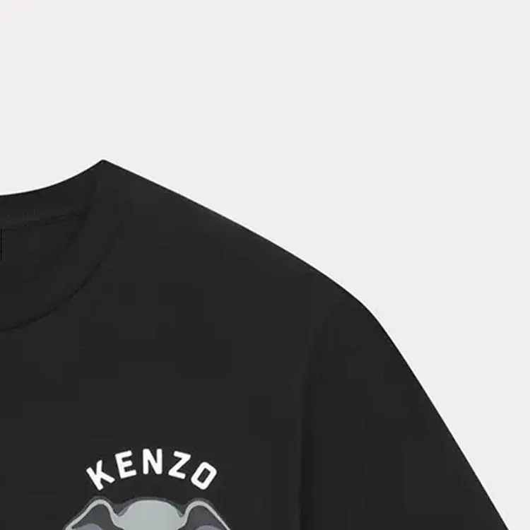 KENZO Elephant Printed Crewneck T Shirt-3