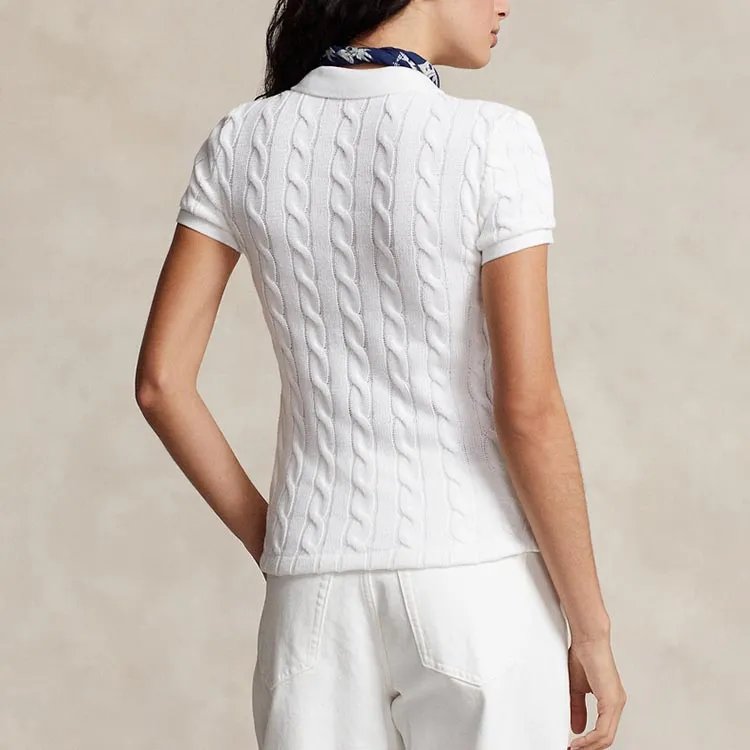 Polo Ralph Lauren FW23 Polo Shirt Women's White-4