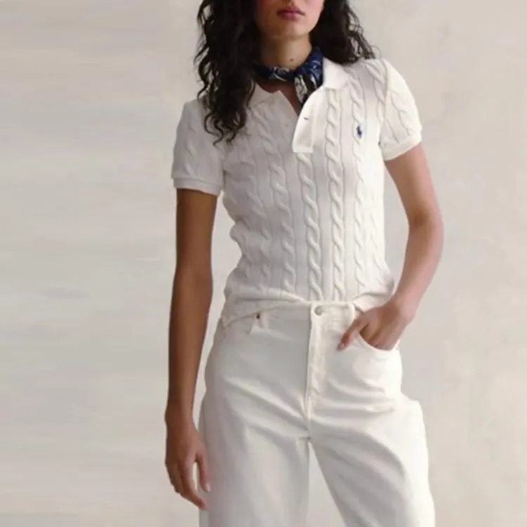 Polo Ralph Lauren FW23 Polo Shirt Women's White-2