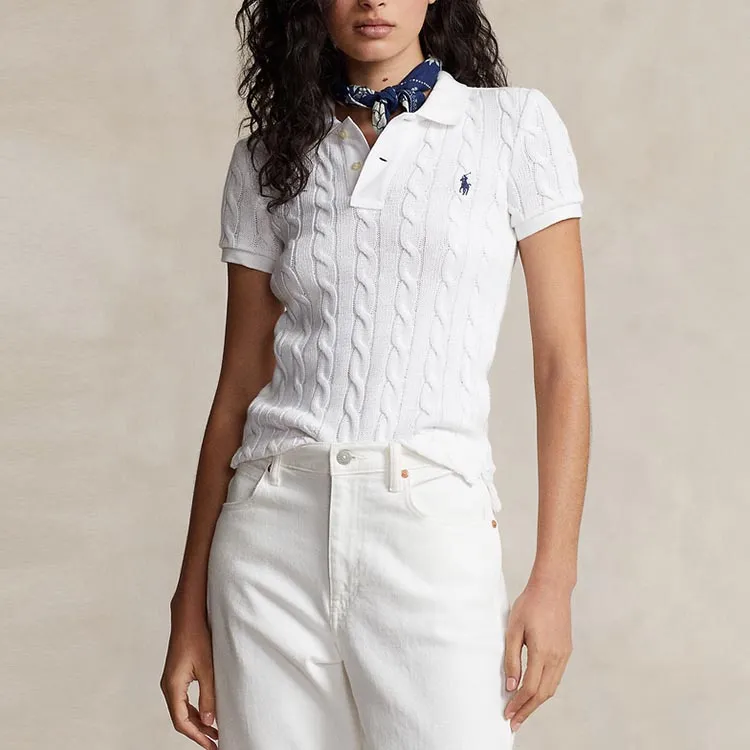 Polo Ralph Lauren FW23 Polo Shirt Women's White-3
