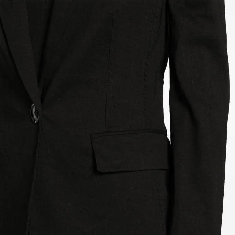 PINKO SS24 Business Suit Coat Women's Black-4