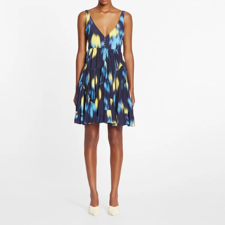 Lanvin Charmeuse Mini Dress-1