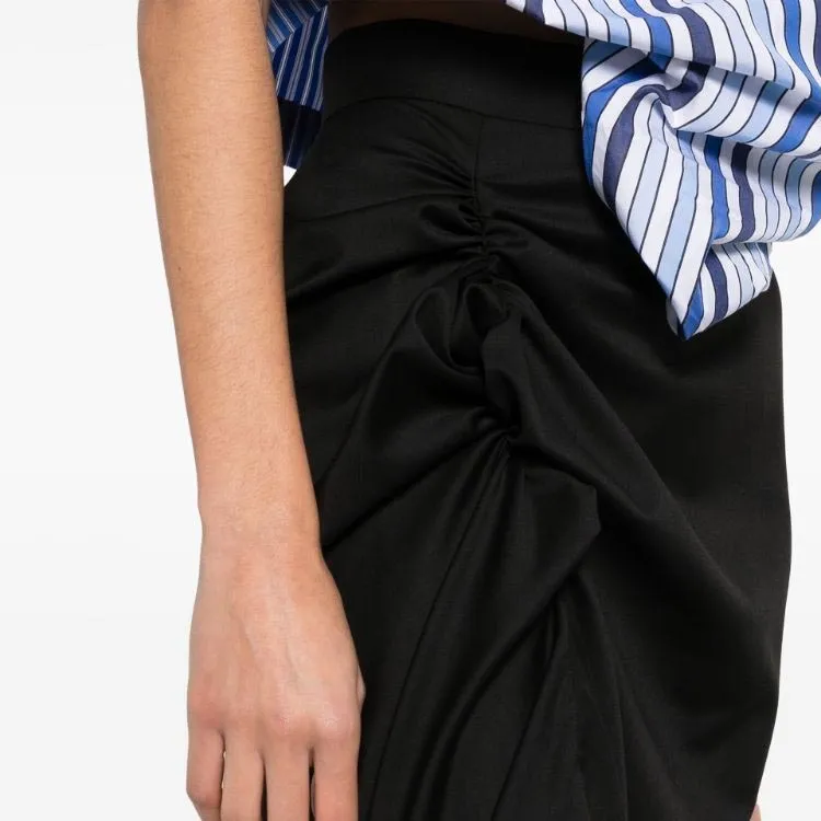 Vivienne Westwood Ruched Detailed Midi Skirt-4