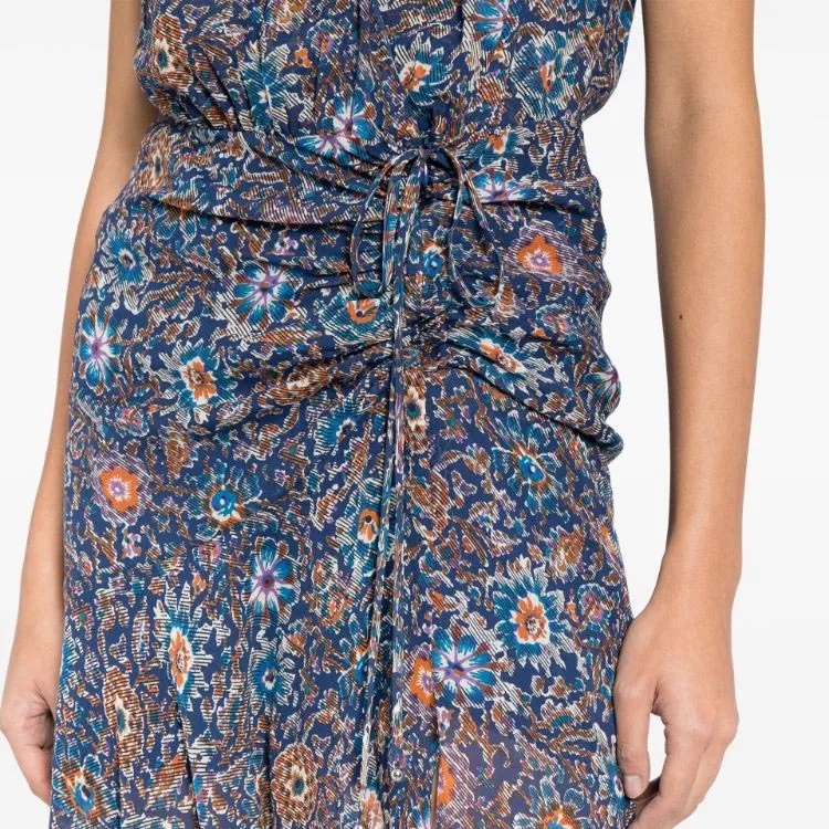 VERONICA BEARD Dovima Floral-print Dress-4