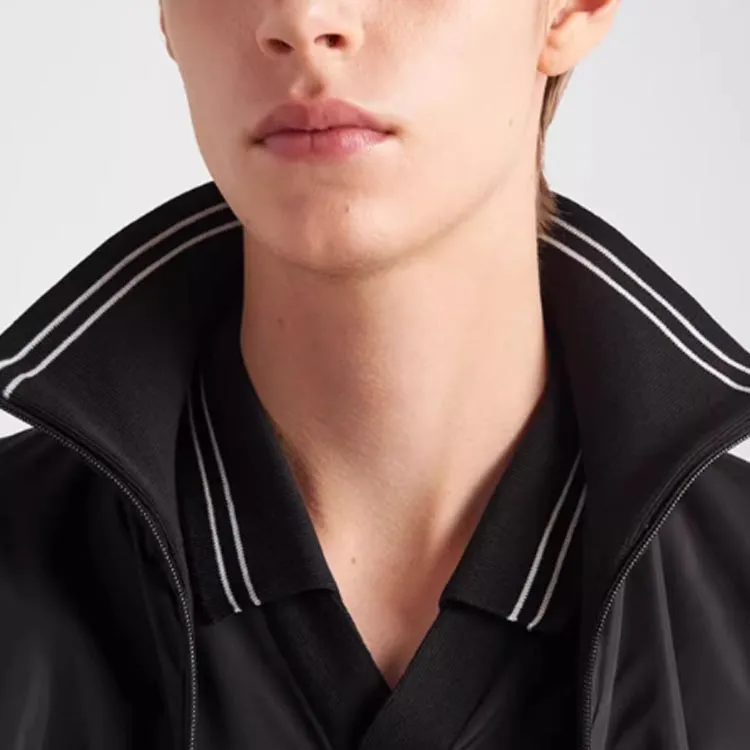 PRADA FW23 Polo Shirt Men's Black-4