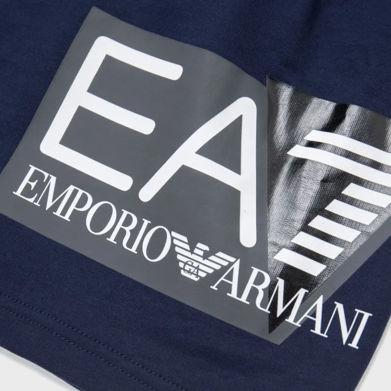 EMPORIO ARMANI EA7 SS24 Casual Shorts Men's Navy Blue-4