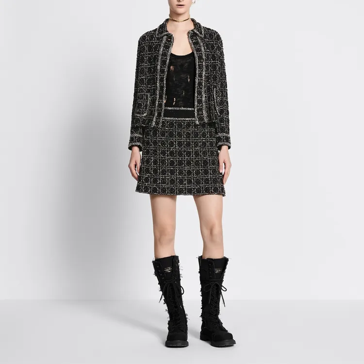 DIOR SS24 Casual Short Skirts Women's Black-2