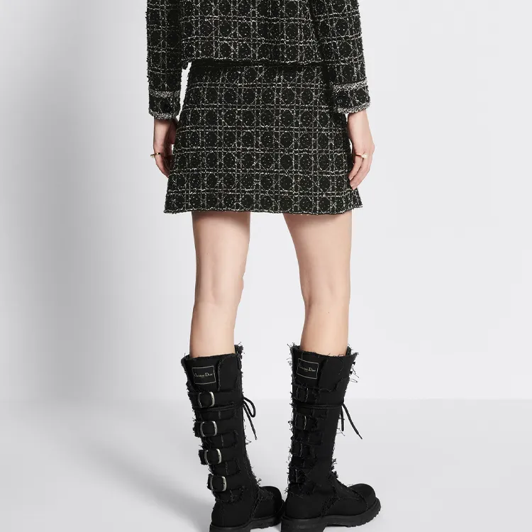 DIOR SS24 Casual Short Skirts Women's Black-4