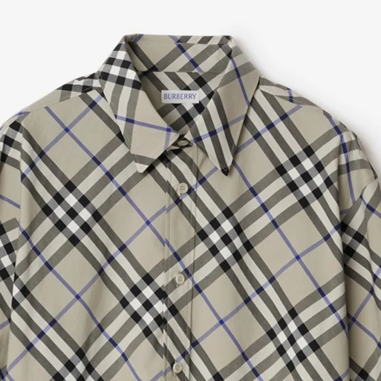 Burberry Long Sleeved Checked Shirt-6