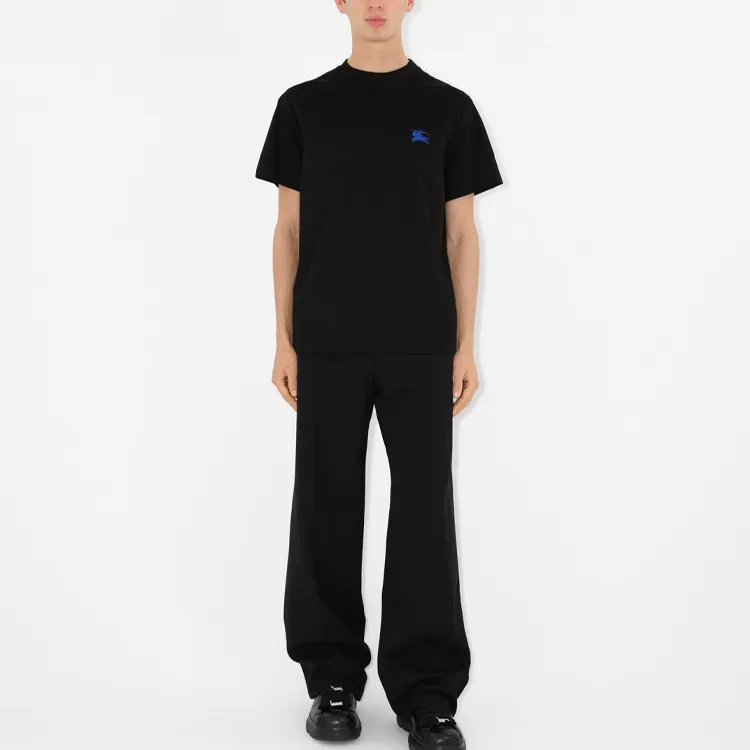 Burberry Logo Embroidered Slim Fit T Shirt-2