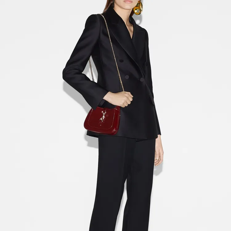 GUCCI Double breasted Wool blend Blazer-5