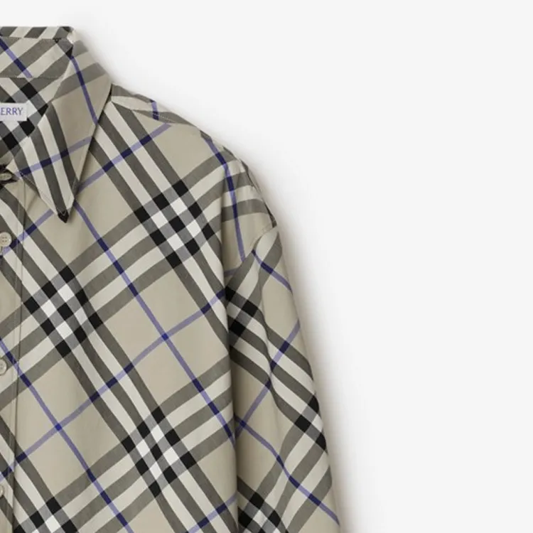 Burberry Long Sleeved Checked Shirt-5