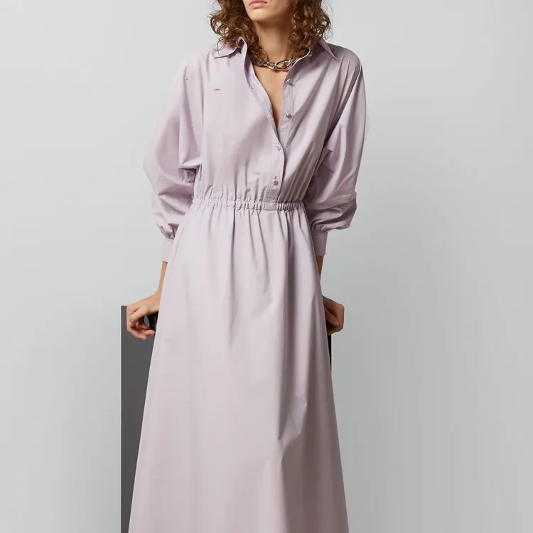 GUCCI Long-Sleeved Dresses Women's Light Purple-3