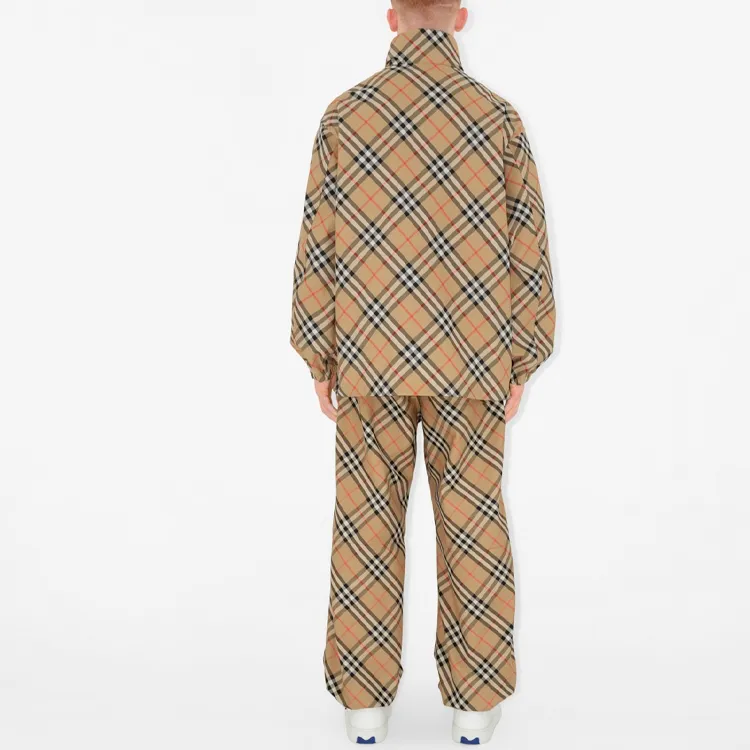 Burberry Checked Straight leg Trousers-4