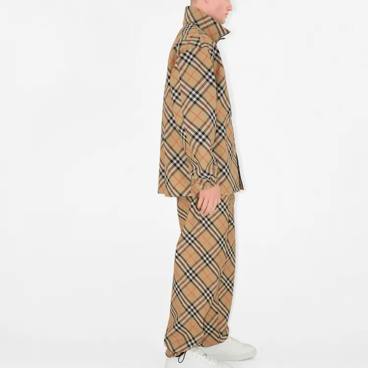 Burberry Checked Straight leg Trousers-3