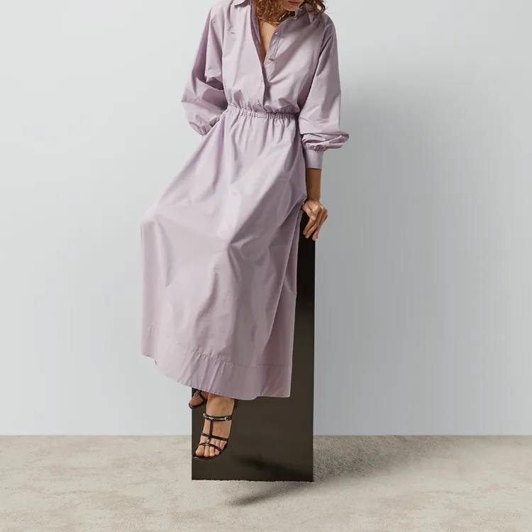 GUCCI Long-Sleeved Dresses Women's Light Purple-1
