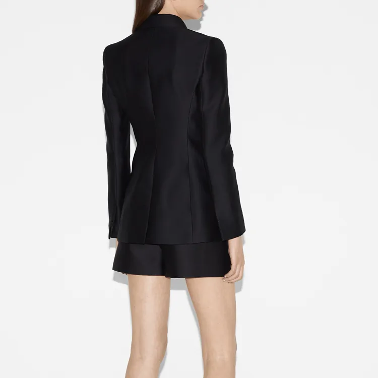 GUCCI Double breasted Wool blend Blazer-4