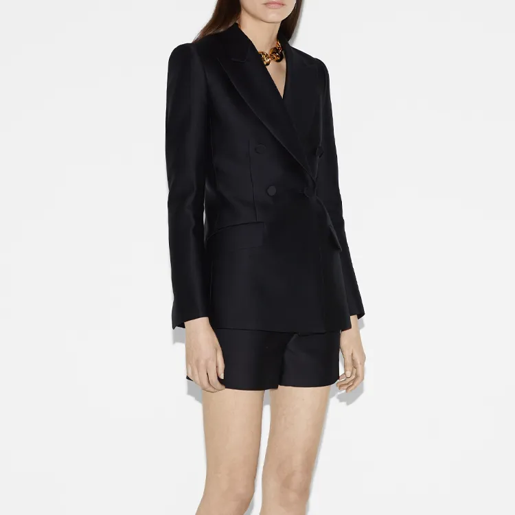 GUCCI Double breasted Wool blend Blazer-6